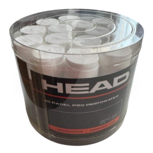 Tambor Head Padel Pro Perforado Blanco 60 Overgrips